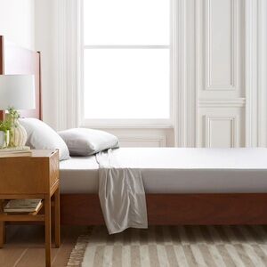 QUINCE Bamboo Flat Sheet King Light Grey 6979